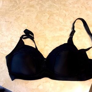 Black Bra with Lace detail